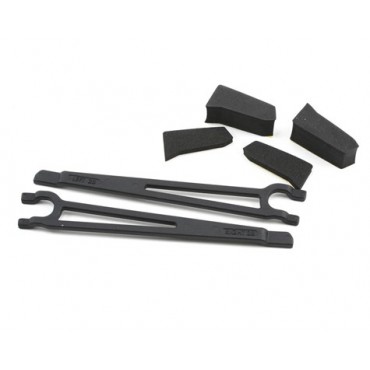 KIT DE EXPANSÃO DE BATERIA PARA E-MAXX EXTENDED BATTERY HOLD DOWNS AND SPACERS TRAXXAS 3927X